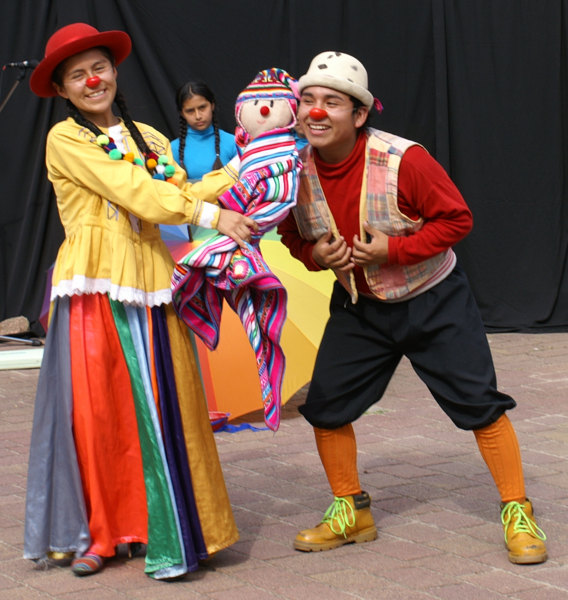 Arena y Esteras beim Landkultur Festchen