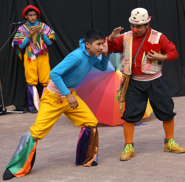 Arena y Esteras beim Landkultur Festchen