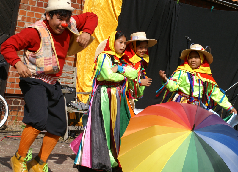 Arena y Esteras beim Landkultur Festchen